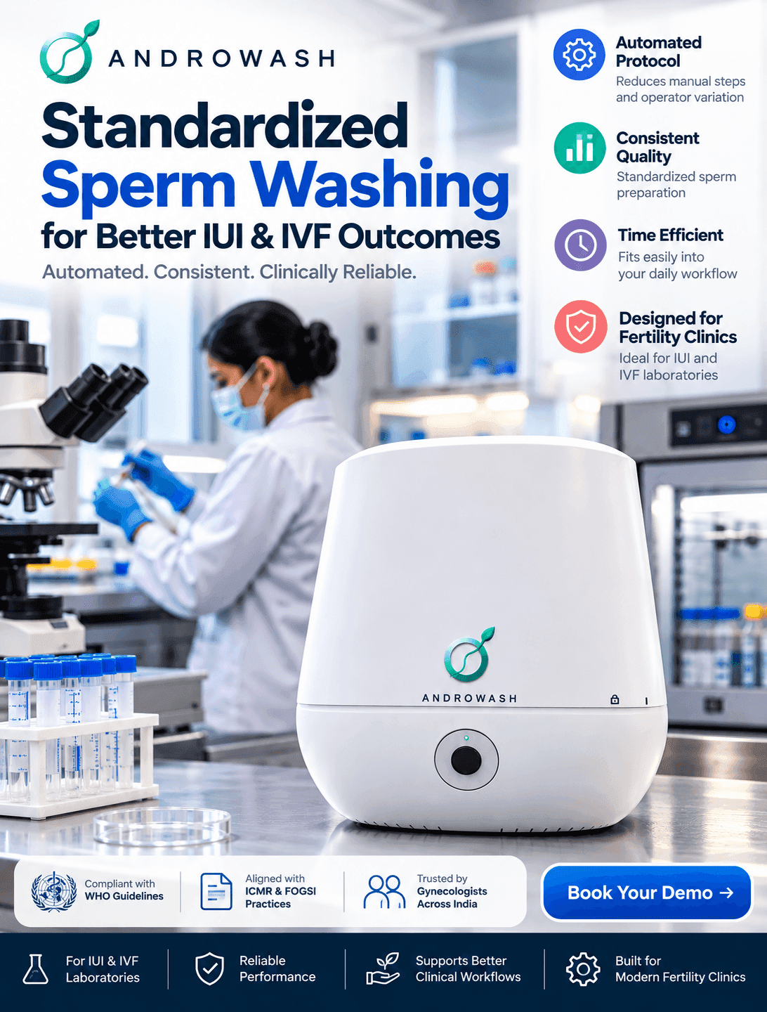 AndroWash Automatic Sperm Washing Centrifuge image 5